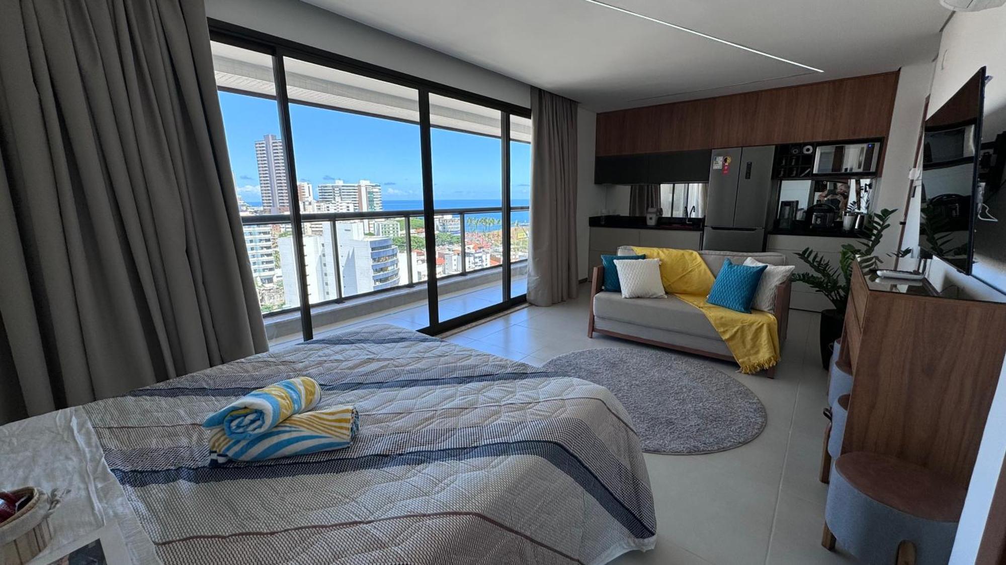 Studio Luxo Na Barra Salvador Bagian luar foto